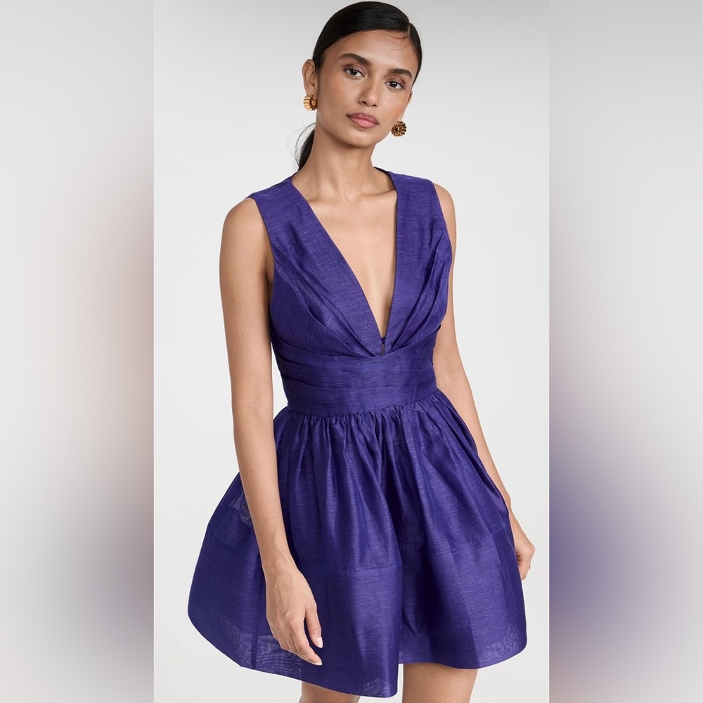 NWT AU0 Tama V neck mini dress
